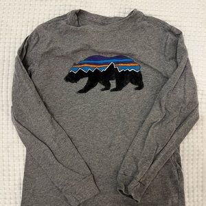 Patagonia Long Sleeve Top Bear SZ S